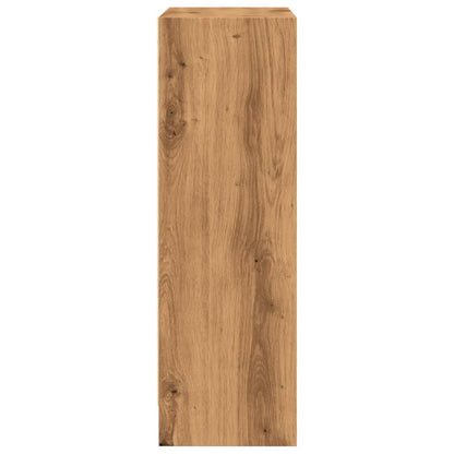 vidaXL Bookcase Artisian Oak 60x24x76 cm Engineered Wood