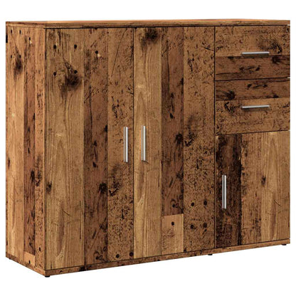 vidaXL Sideboard Old Wood 91x29.5x75 cm Engineered Wood