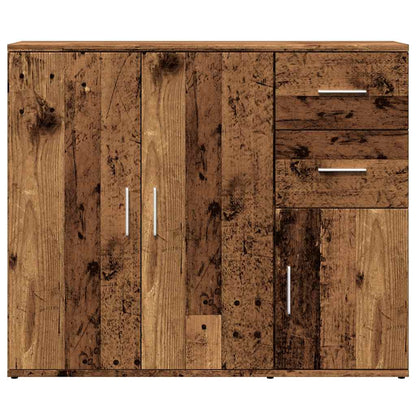 vidaXL Sideboard Old Wood 91x29.5x75 cm Engineered Wood