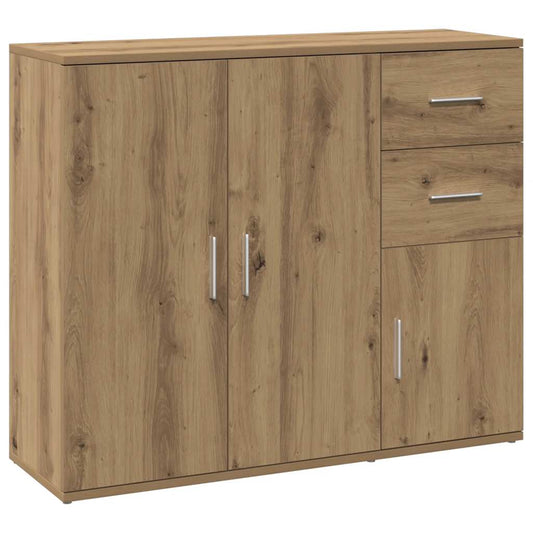 vidaXL Sideboard Artisan Oak 91x29,5x75 cm Engineered Wood