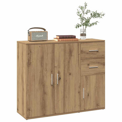 vidaXL Sideboard Artisan Oak 91x29,5x75 cm Engineered Wood