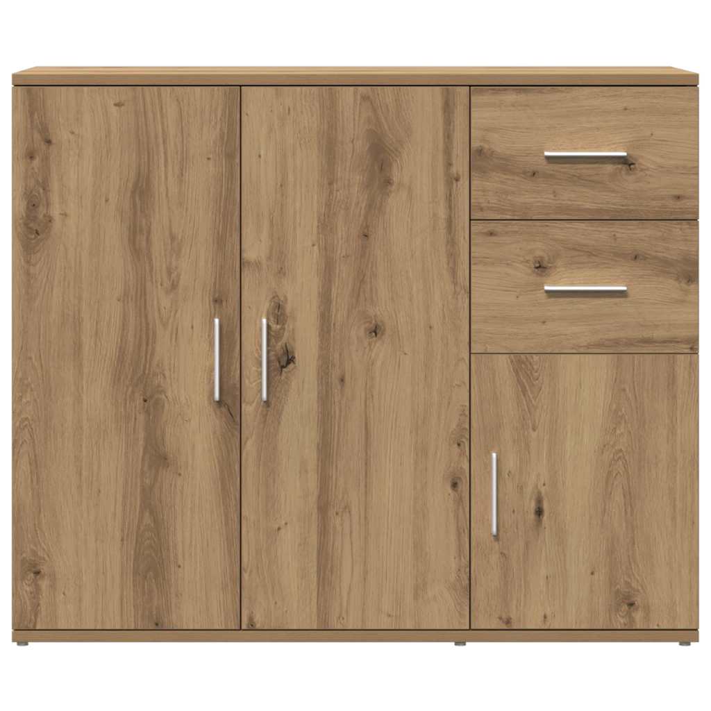 vidaXL Sideboard Artisan Oak 91x29,5x75 cm Engineered Wood
