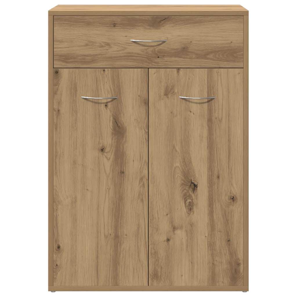vidaXL Shoe Cabinet Artisan Oak 60x35x84 cm Engineered Wood