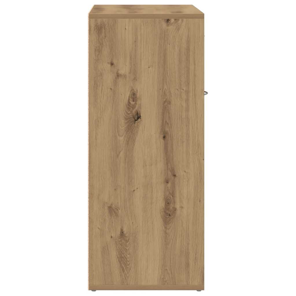 vidaXL Shoe Cabinet Artisan Oak 60x35x84 cm Engineered Wood