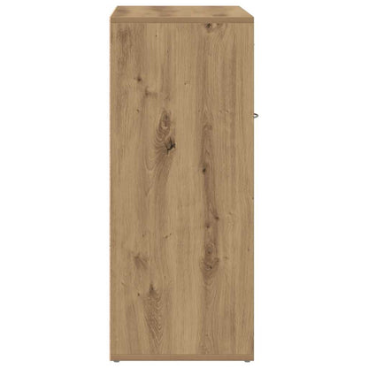 vidaXL Shoe Cabinet Artisan Oak 60x35x84 cm Engineered Wood