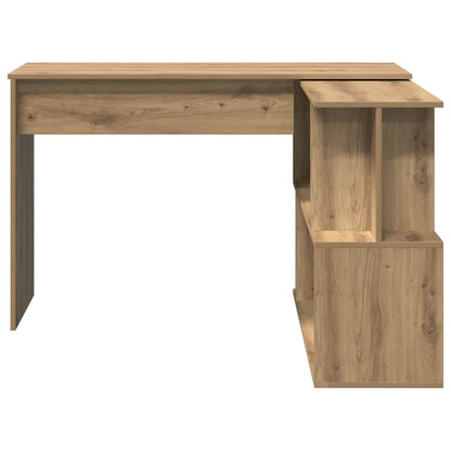 vidaXL Corner Desk Artisan Oak 200,5x50x76 cm Engineered Wood