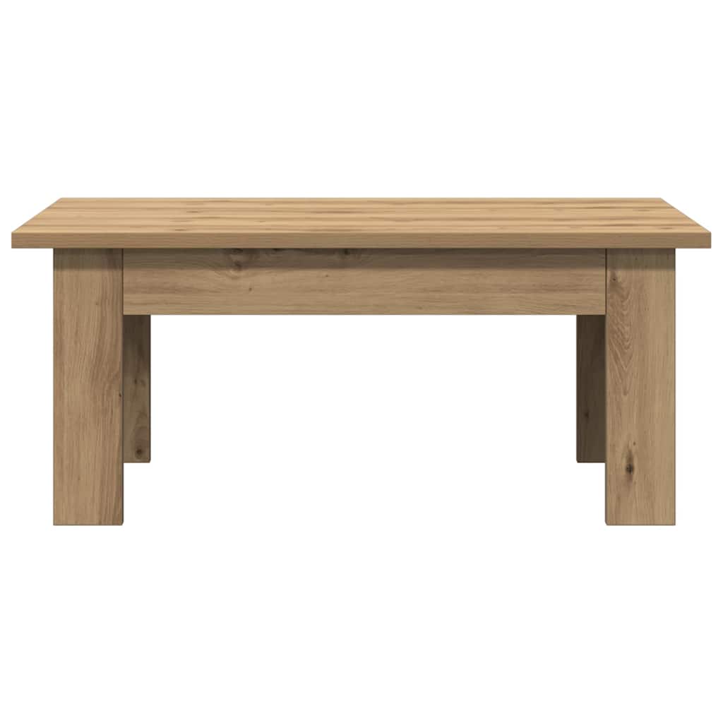 vidaXL Coffee Table Artisan Oak 100x60x42 cm Engineered Wood