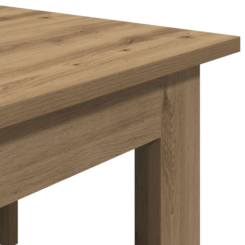 vidaXL Coffee Table Artisan Oak 100x60x42 cm Engineered Wood