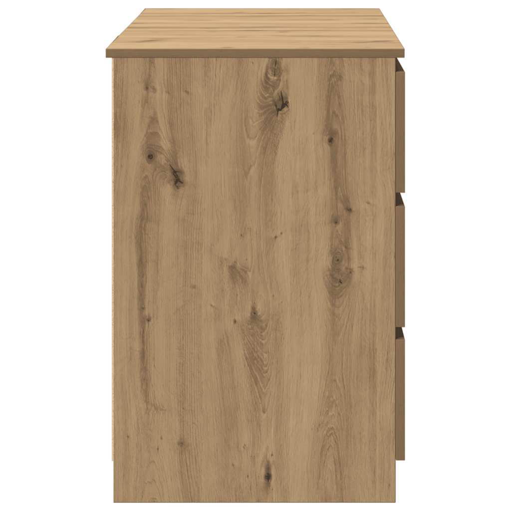 vidaXL Writing Desk Artisan Oak 140x50x77 cm Engineered Wood