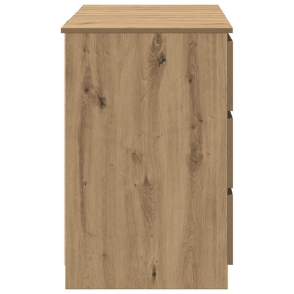 vidaXL Writing Desk Artisan Oak 140x50x77 cm Engineered Wood