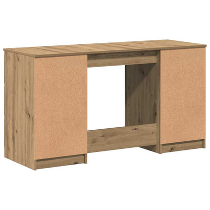 vidaXL Writing Desk Artisan Oak 140x50x77 cm Engineered Wood