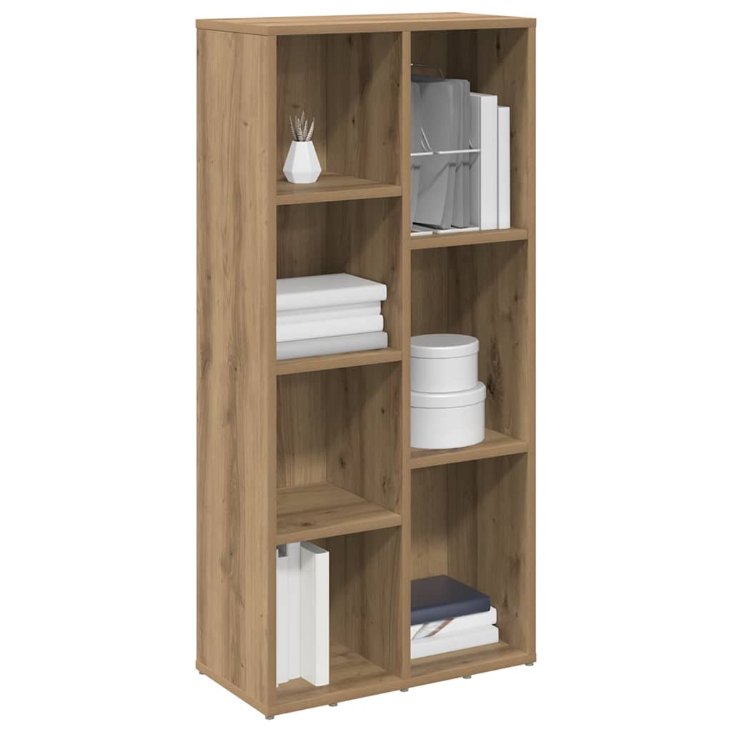 vidaXL Book Cabinet Artisan Oak 50x25x104 cm
