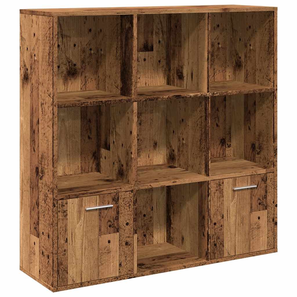 vidaXL Book Cabinet Old Wood 98x29x97,5 cm Engineered Wood