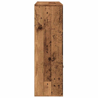 vidaXL Book Cabinet Old Wood 98x29x97.5 cm Engineered Wood
