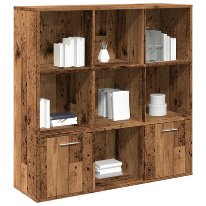vidaXL Book Cabinet Old Wood 98x29x97,5 cm Engineered Wood