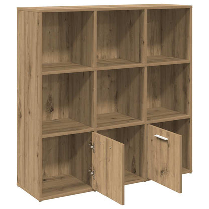 vidaXL Book Cabinet Artisan Oak 98x29x97.5 cm Engineered Wood