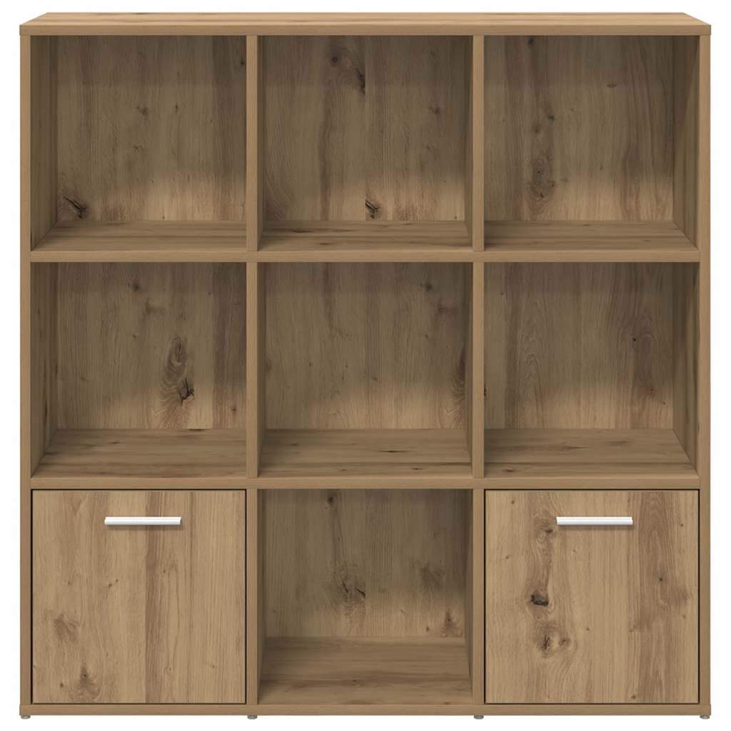 vidaXL Book Cabinet Artisan Oak 98x29x97.5 cm Engineered Wood
