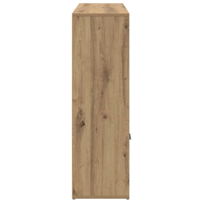 vidaXL Book Cabinet Artisan Oak 98x29x97.5 cm Engineered Wood