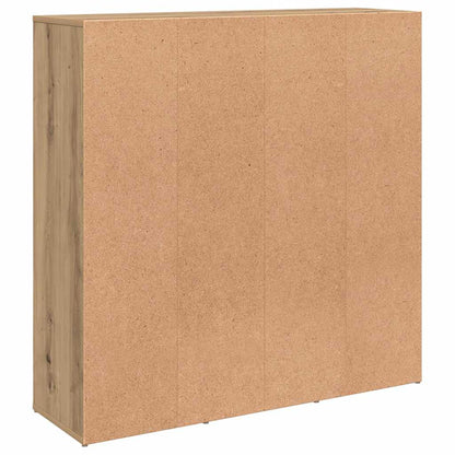 vidaXL Book Cabinet Artisan Oak 98x29x97.5 cm Engineered Wood