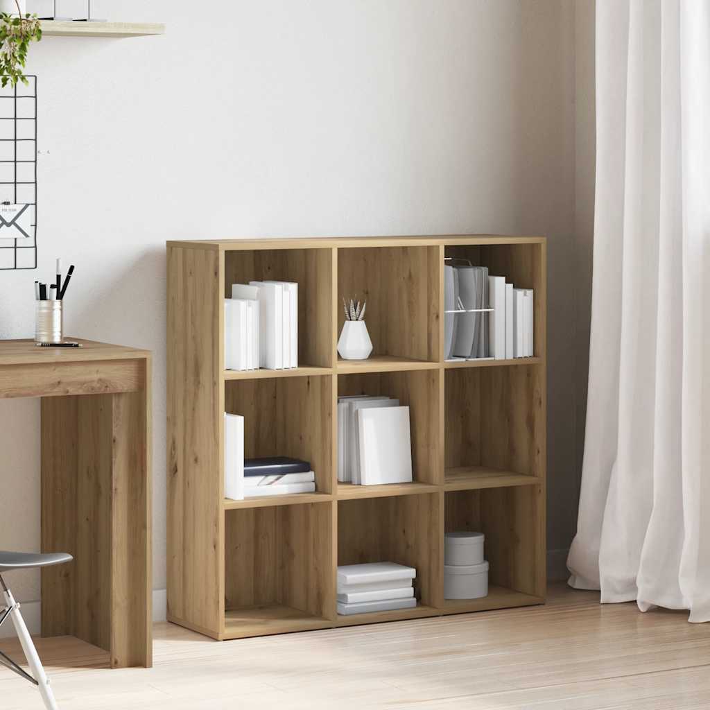vidaXL Book Cabinet Artisan Oak 98x29x97,5 cm