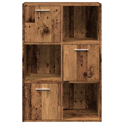 vidaXL Bookshelf Old Wood 60,5x30x90 cm Engineered Wood