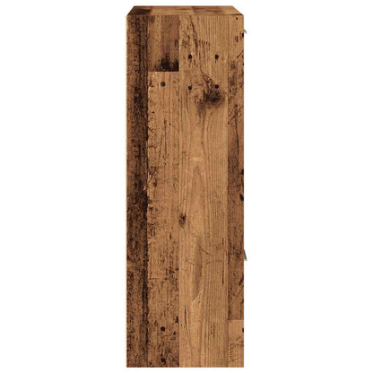 vidaXL Bookshelf Old Wood 60,5x30x90 cm Engineered Wood