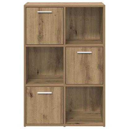 vidaXL Bookshelf Artisan Oak 60.5x30x90 cm Engineered Wood