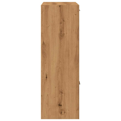 vidaXL Bookshelf Artisan Oak 60.5x30x90 cm Engineered Wood