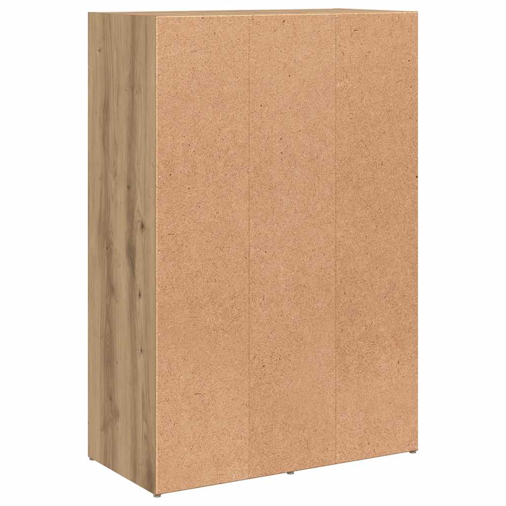 vidaXL Bookshelf Artisan Oak 60.5x30x90 cm Engineered Wood