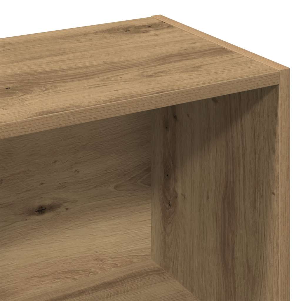 vidaXL Bookshelf Artisan Oak 60.5x30x90 cm Engineered Wood
