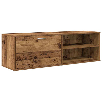 vidaXL TV Cabinet Old Wood 120x34x37 cm Engineered Wood