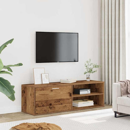 vidaXL TV Cabinet Old Wood 120x34x37 cm Engineered Wood