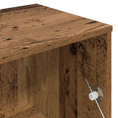 vidaXL TV Cabinet Old Wood 120x34x37 cm Engineered Wood
