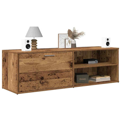 vidaXL TV Cabinet Old Wood 120x34x37 cm Engineered Wood