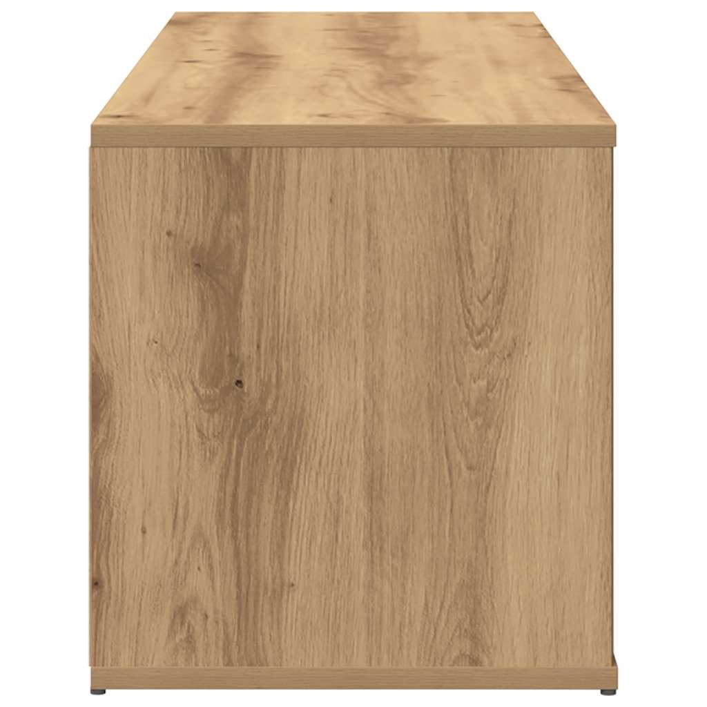 vidaXL TV Cabinet Artisan Oak 120x34x37 cm Engineered Wood