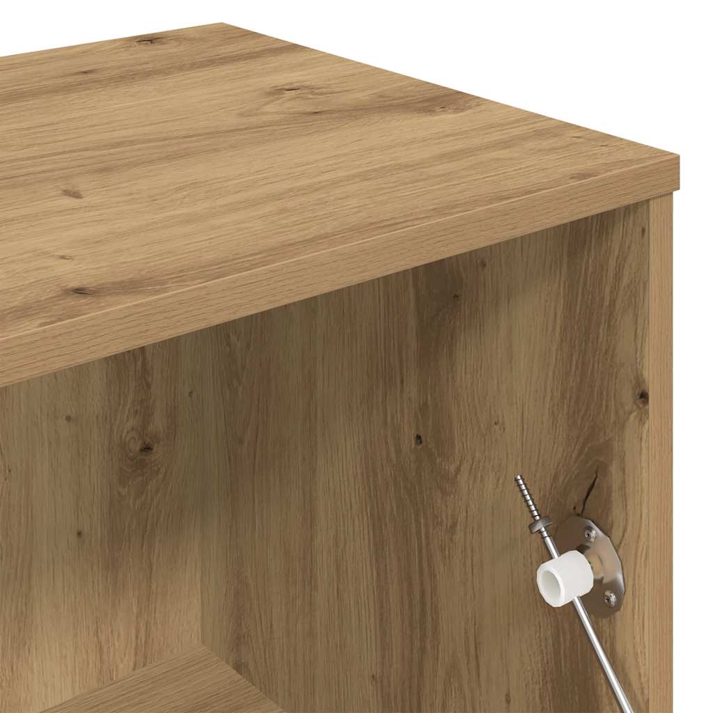 vidaXL TV Cabinet Artisan Oak 120x34x37 cm Engineered Wood