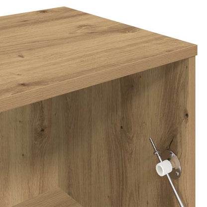 vidaXL TV Cabinet Artisan Oak 120x34x37 cm Engineered Wood