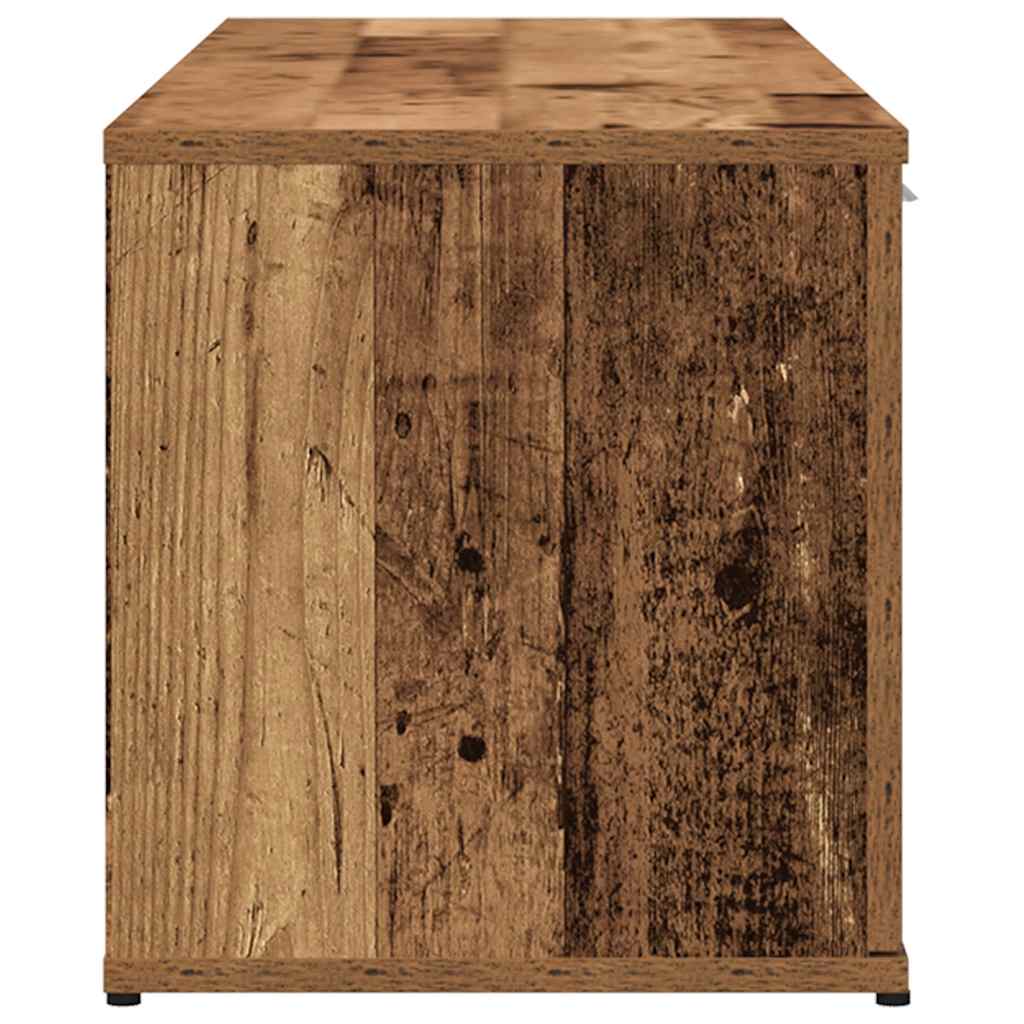 vidaXL TV Cabinet Old Wood 120x34x37 cm Engineered Wood
