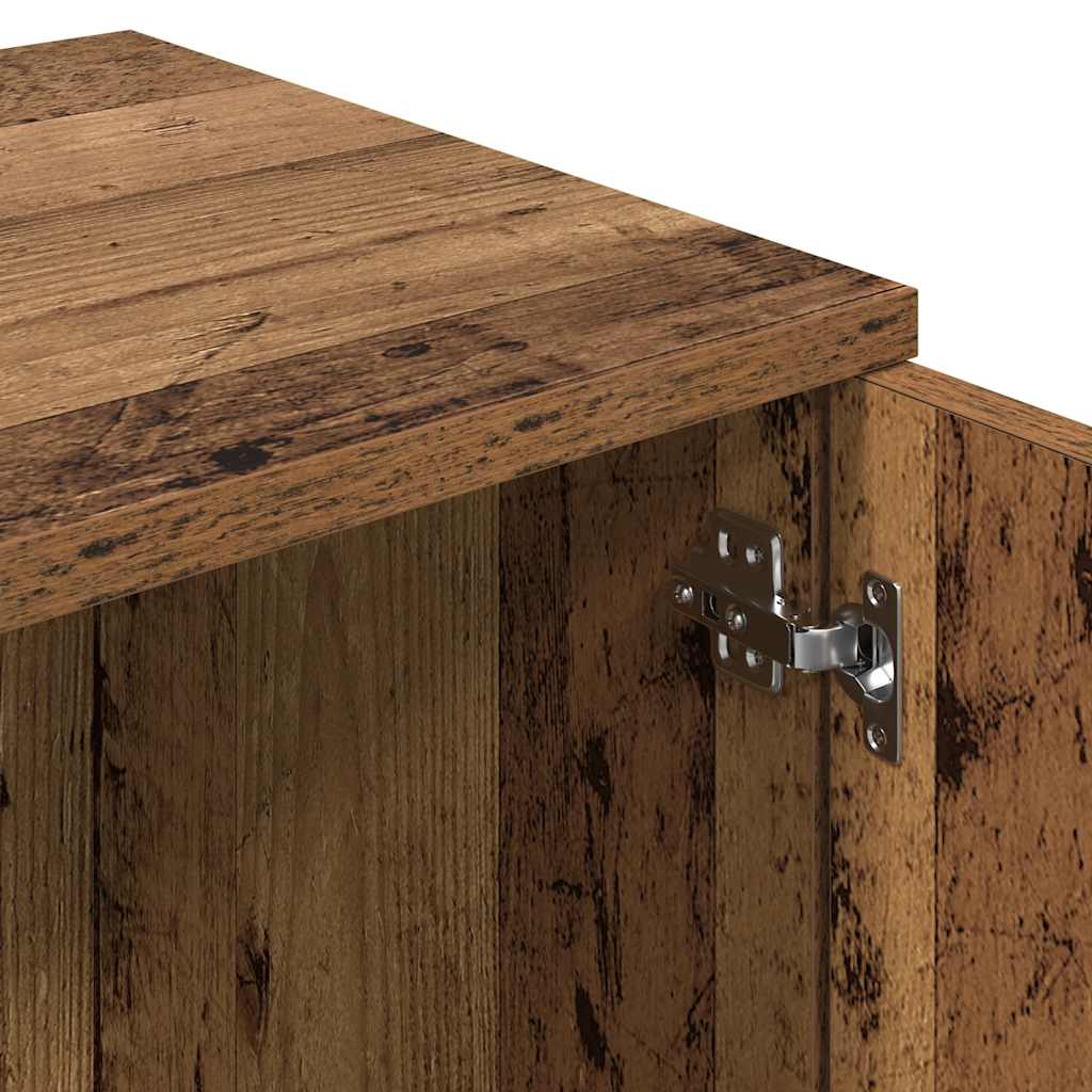vidaXL TV Cabinet Old Wood 120x34x37 cm Engineered Wood