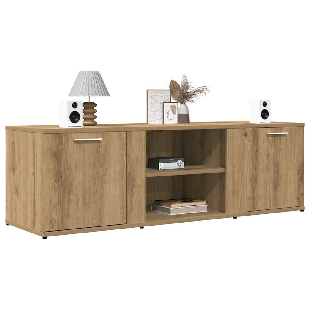 vidaXL TV Cabinet Artisan Oak 120x34x37 cm Engineered Wood