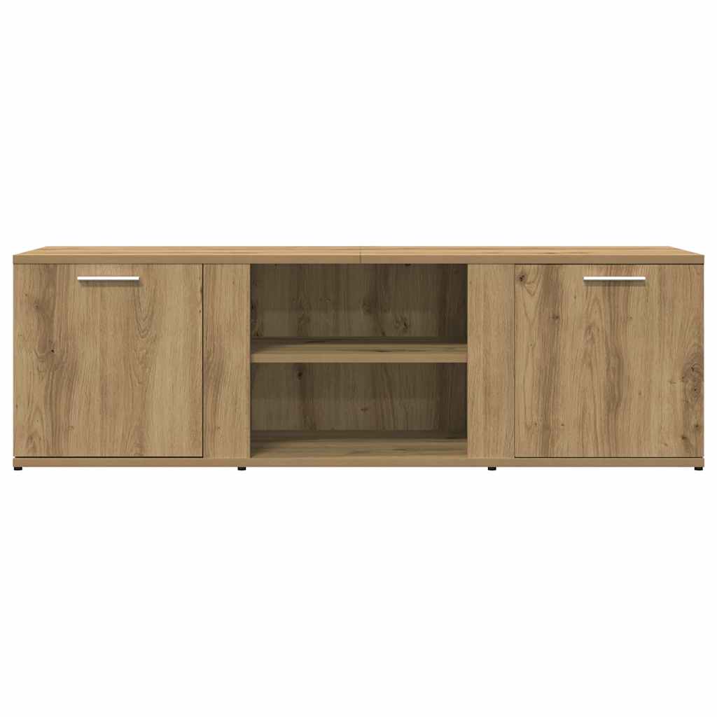 vidaXL TV Cabinet Artisan Oak 120x34x37 cm Engineered Wood