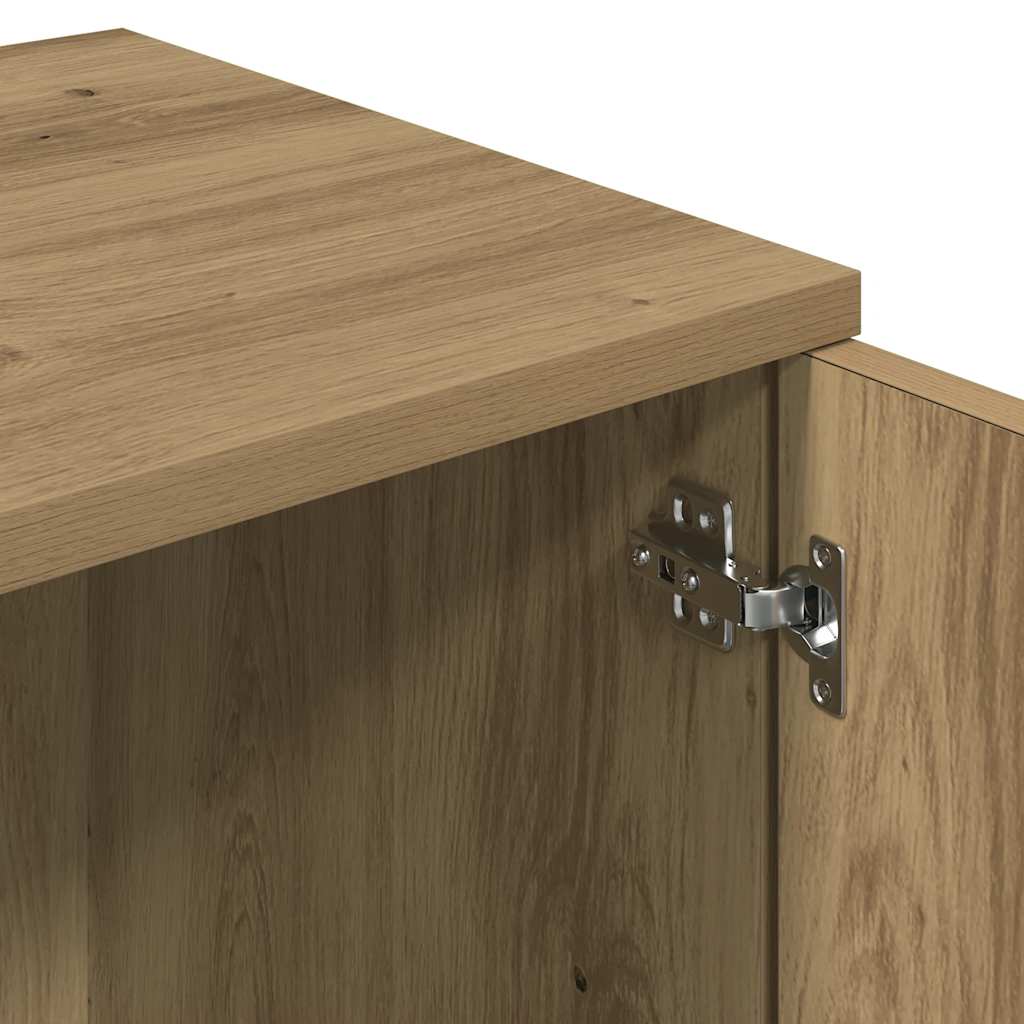 vidaXL TV Cabinet Artisan Oak 120x34x37 cm Engineered Wood