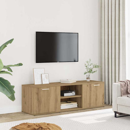 vidaXL TV Cabinet Artisan Oak 120x34x37 cm Engineered Wood