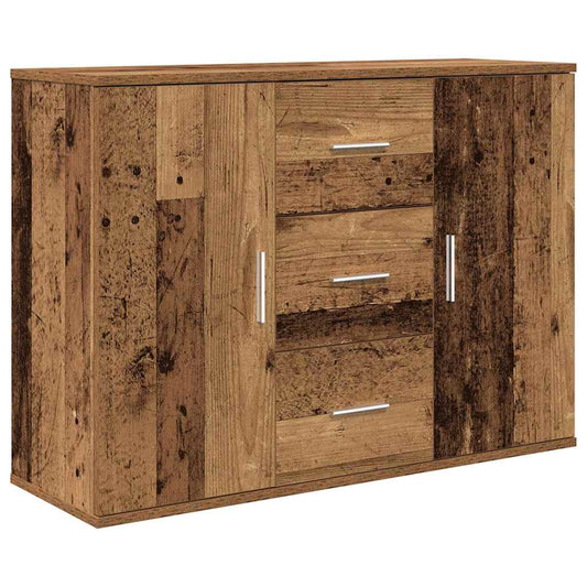 vidaXL Sideboard Old Wood 90x29.5x65 cm Engineered Wood