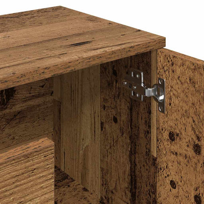 vidaXL Sideboard Old Wood 90x29,5x65 cm Engineered Wood