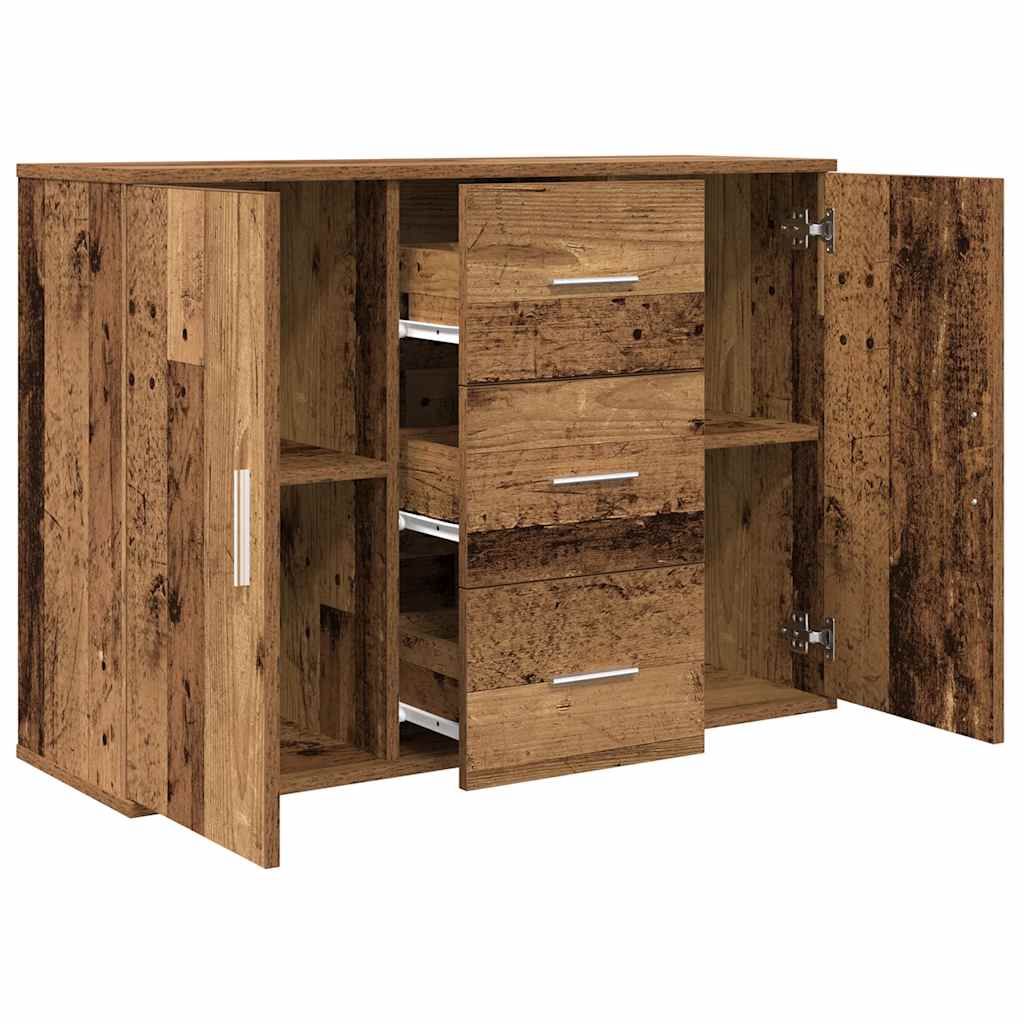vidaXL Sideboard Old Wood 90x29,5x65 cm Engineered Wood