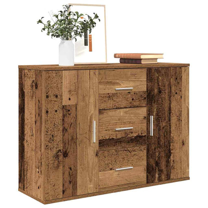 vidaXL Sideboard Old Wood 90x29,5x65 cm Engineered Wood