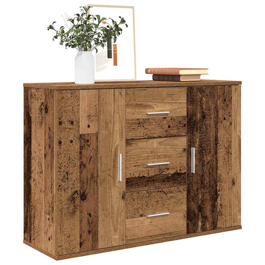 vidaXL Sideboard Old Wood 90x29,5x65 cm Engineered Wood