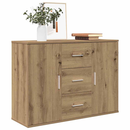 vidaXL Sideboard Artisan Oak 90x29.5x65 cm Engineered Wood