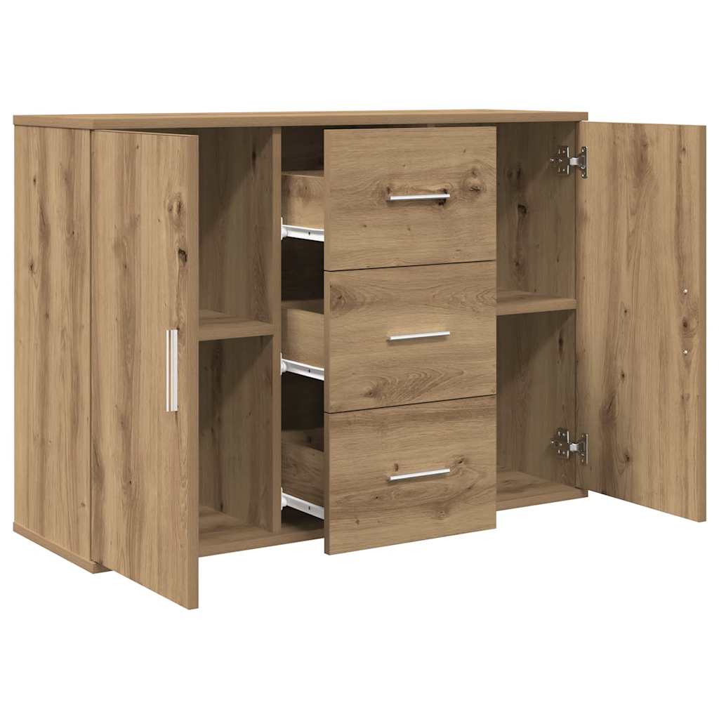 vidaXL Sideboard Artisan Oak 90x29.5x65 cm Engineered Wood